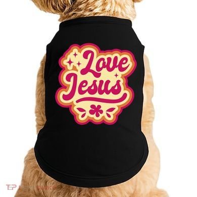 Love Jesus Retro Doggie Tank