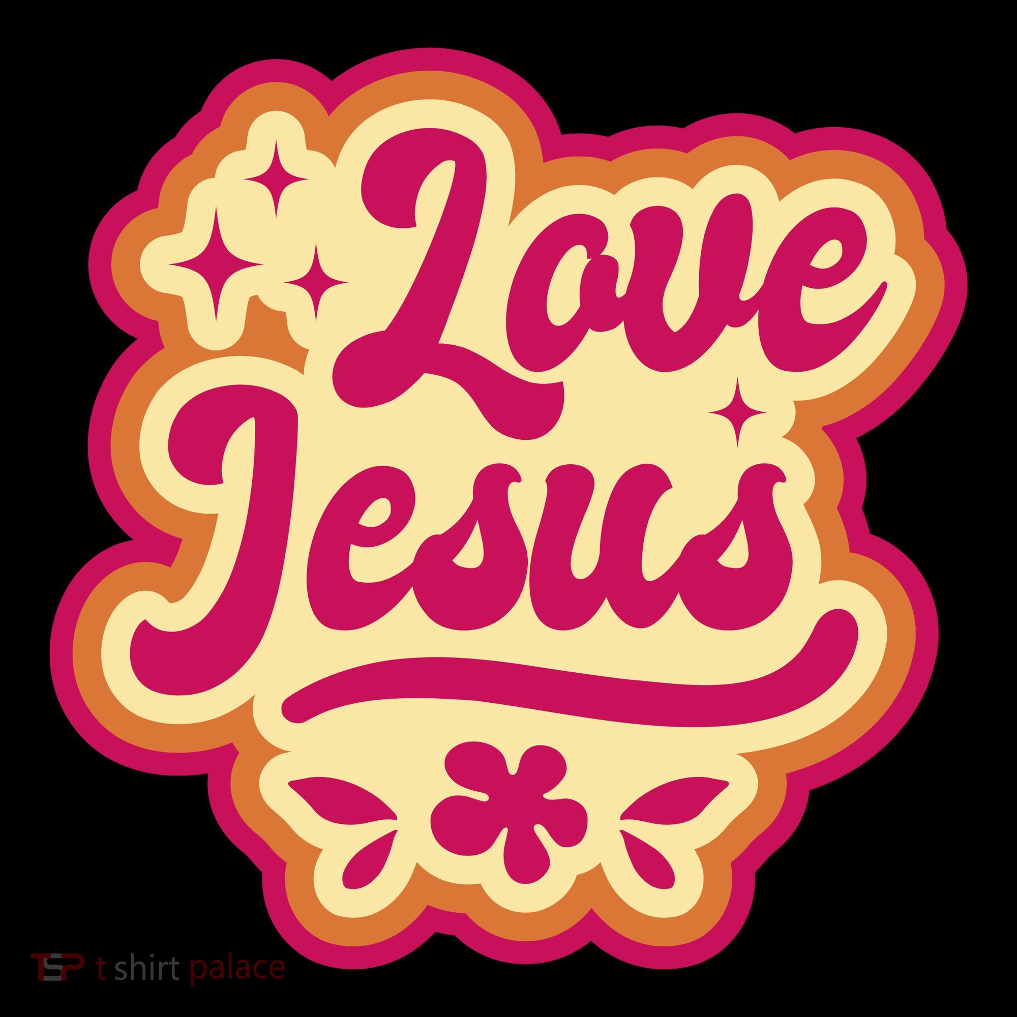 Love Jesus Retro Coffee Mug