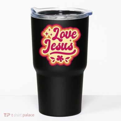 Love Jesus Retro Tumbler