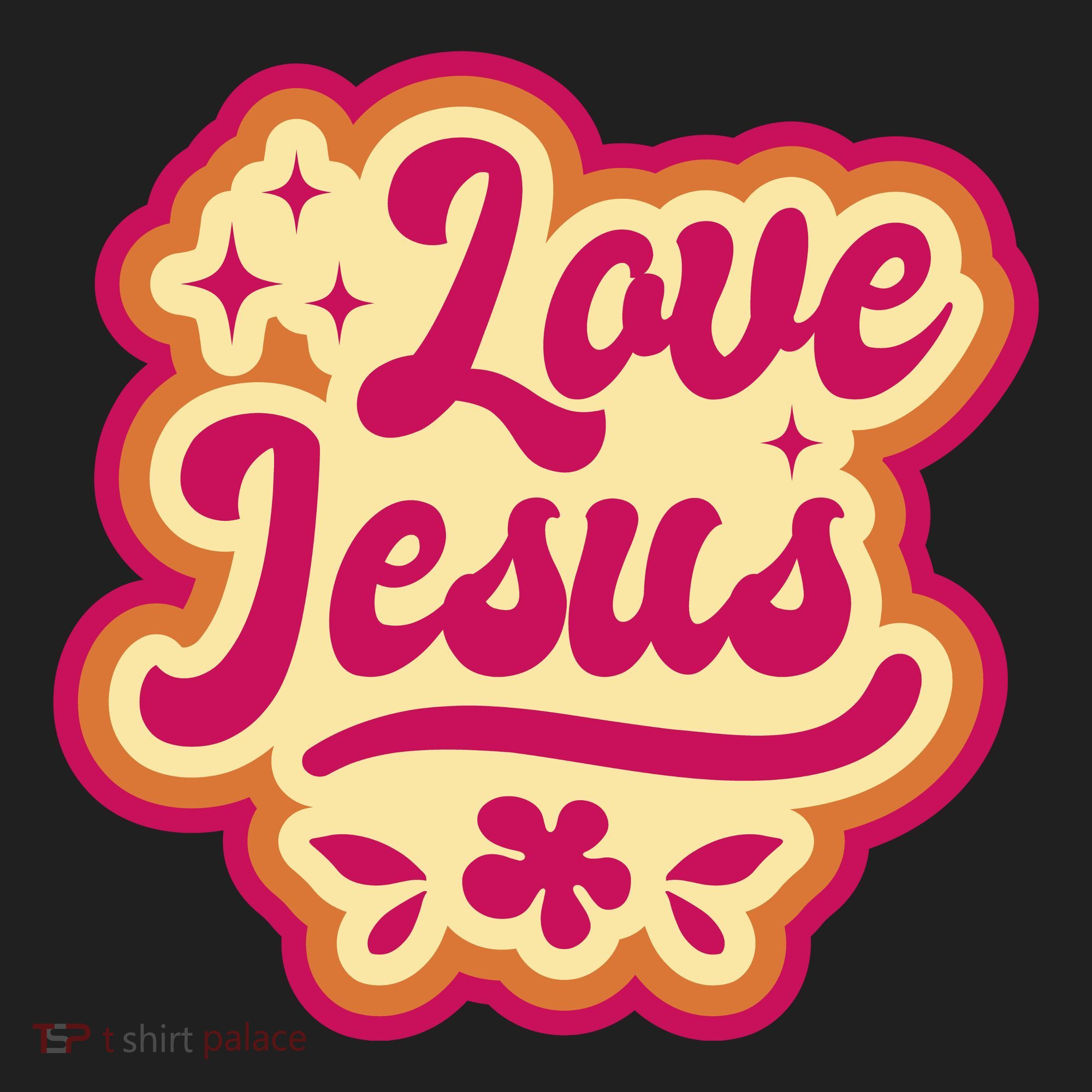 Love Jesus Retro Tumbler