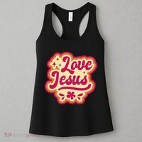 Love Jesus Retro Women's Tank Top thumb 3