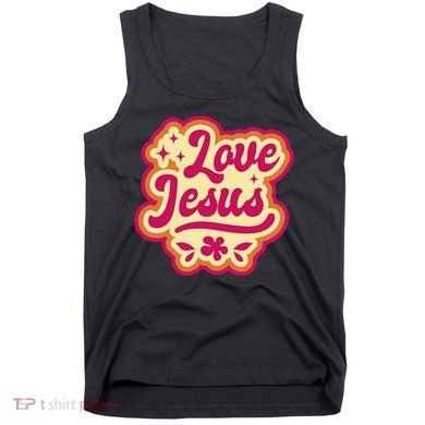 Love Jesus Retro Tank Top