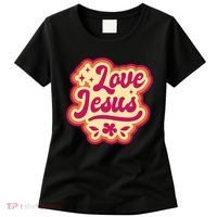 Love Jesus Retro Women's T-Shirt thumb 0
