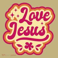 Love Jesus Retro Long Sleeve Shirt thumb 2