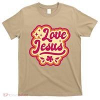 Love Jesus Retro T-Shirt thumb 0