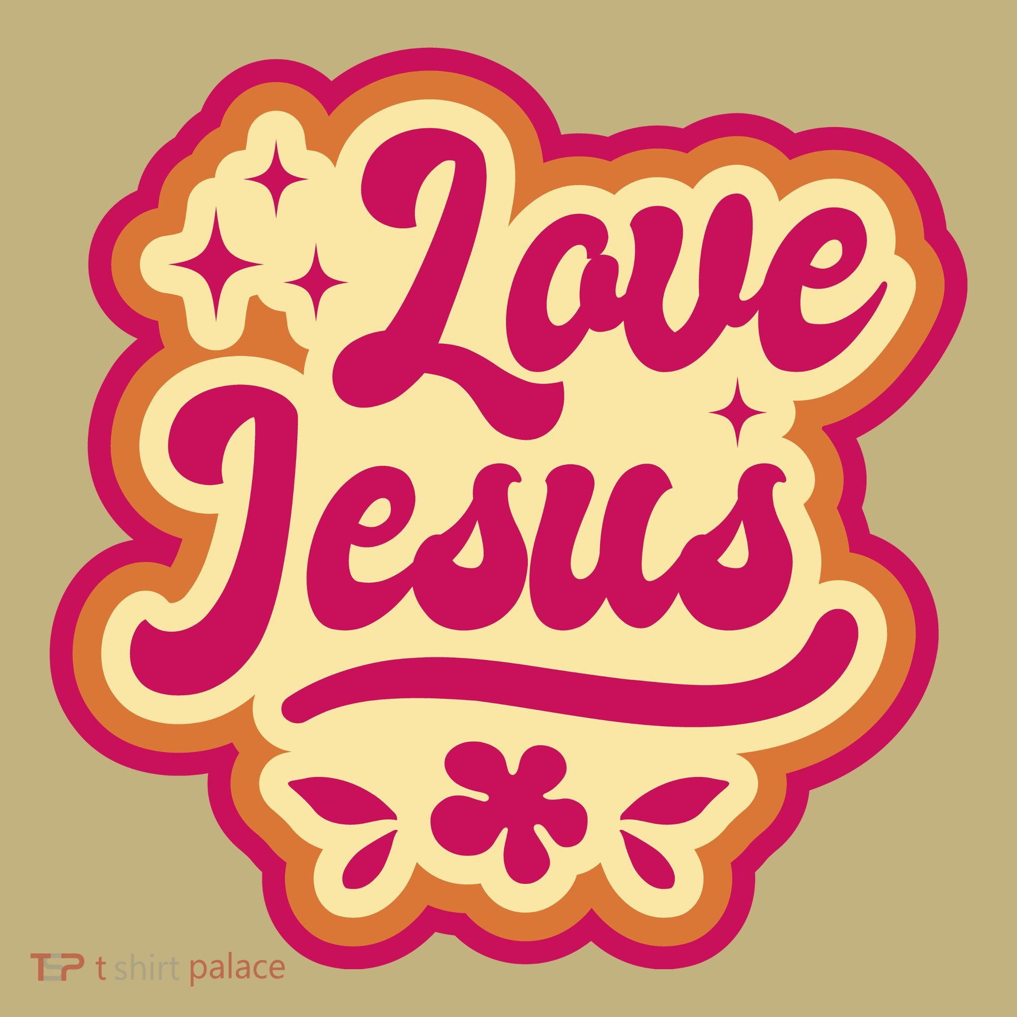 Love Jesus Retro Polo