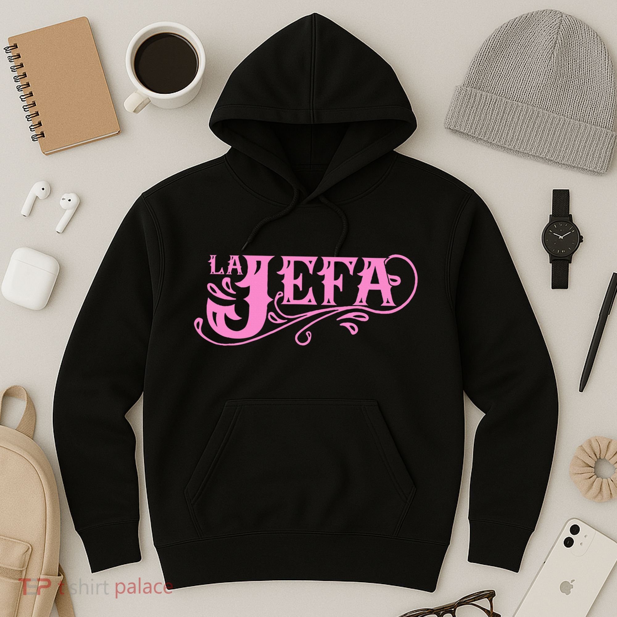 La Jefa The Boss In Spanish Funny Mexican Quote Hoodie
