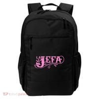 La Jefa The Boss In Spanish Funny Mexican Quote Backpack thumb 0