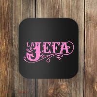La Jefa The Boss In Spanish Funny Mexican Quote Coaster thumb 0