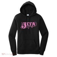 La Jefa The Boss In Spanish Funny Mexican Quote Women's Hoodie thumb 0
