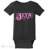 La Jefa The Boss In Spanish Funny Mexican Quote Baby Bodysuit thumb 0