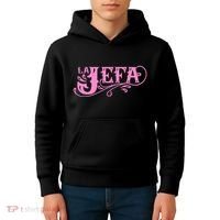 La Jefa The Boss In Spanish Funny Mexican Quote Kids Hoodie thumb 4
