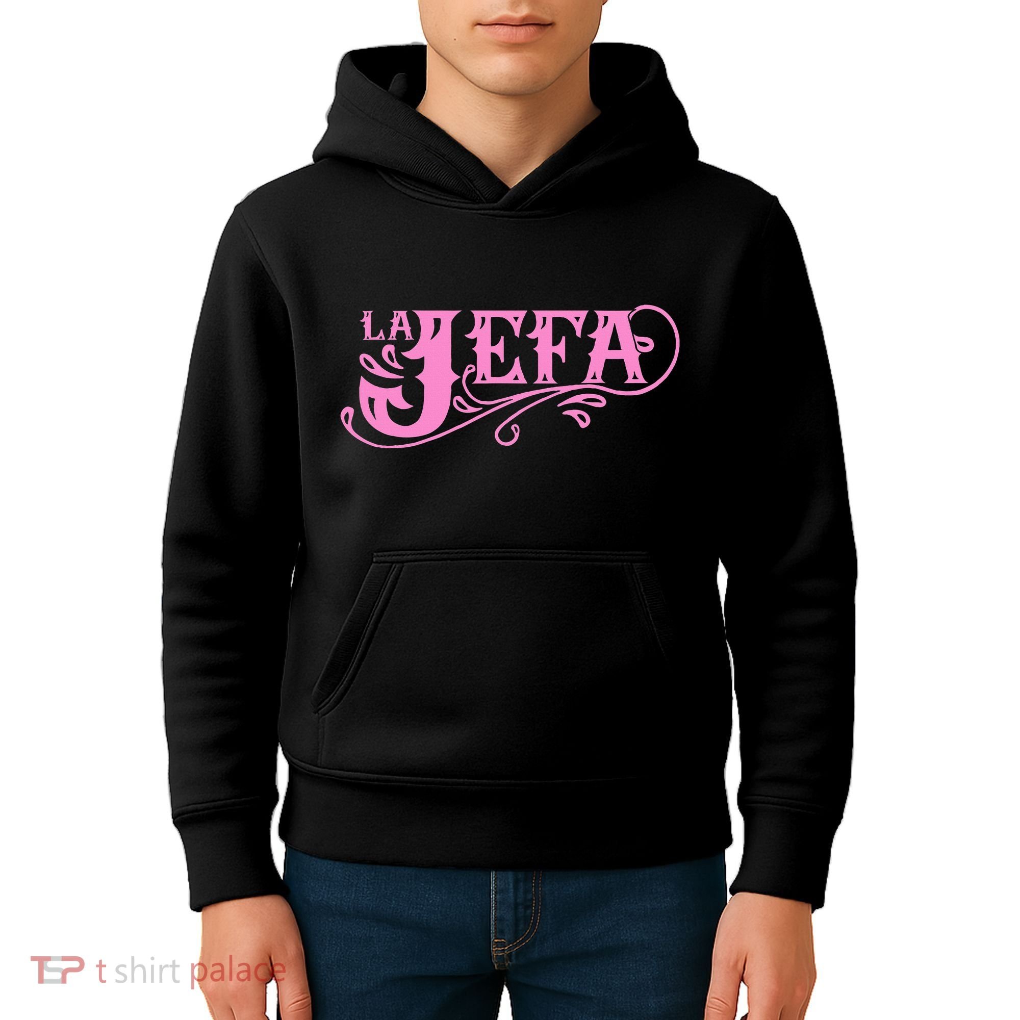 La Jefa The Boss In Spanish Funny Mexican Quote Kids Hoodie