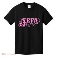 La Jefa The Boss In Spanish Funny Mexican Quote Kids T-Shirt thumb 0