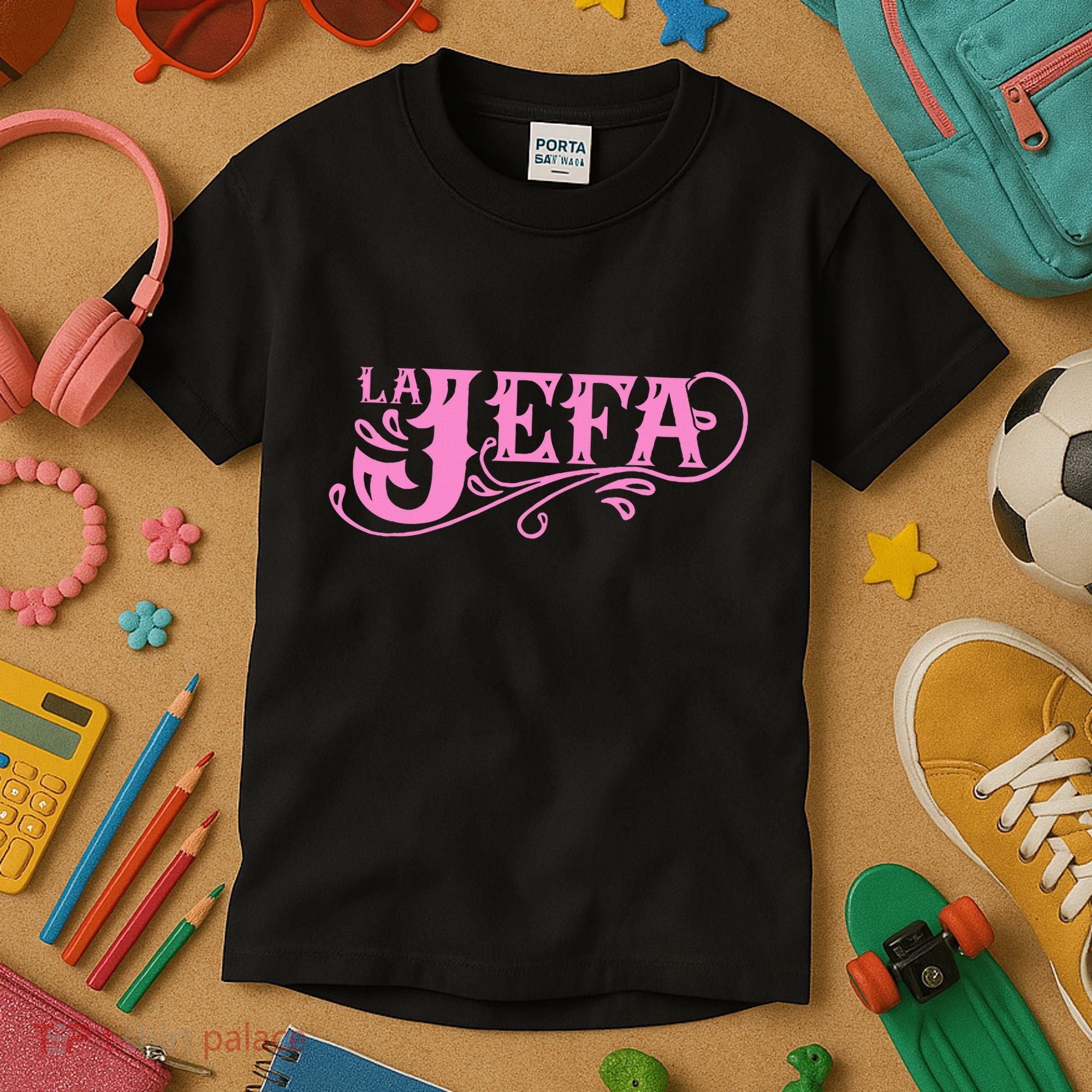 La Jefa The Boss In Spanish Funny Mexican Quote Kids T-Shirt