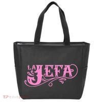 La Jefa The Boss In Spanish Funny Mexican Quote Tote Bag thumb 0
