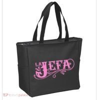La Jefa The Boss In Spanish Funny Mexican Quote Tote Bag thumb 2