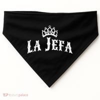 La Jefa The Boss Woman Spanish Pride USA-Made Doggie Bandana thumb 0