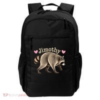 Love Jimothy The Raccoon Funny Viral Meme Backpack thumb 0