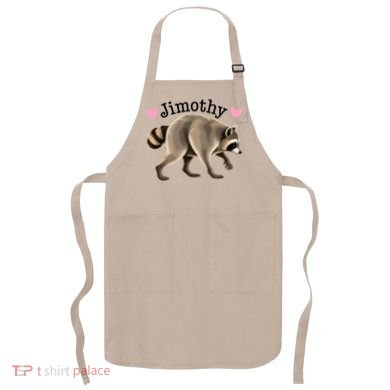Love Jimothy The Raccoon Funny Viral Meme Apron