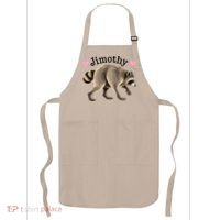 Love Jimothy The Raccoon Funny Viral Meme Apron thumb 0