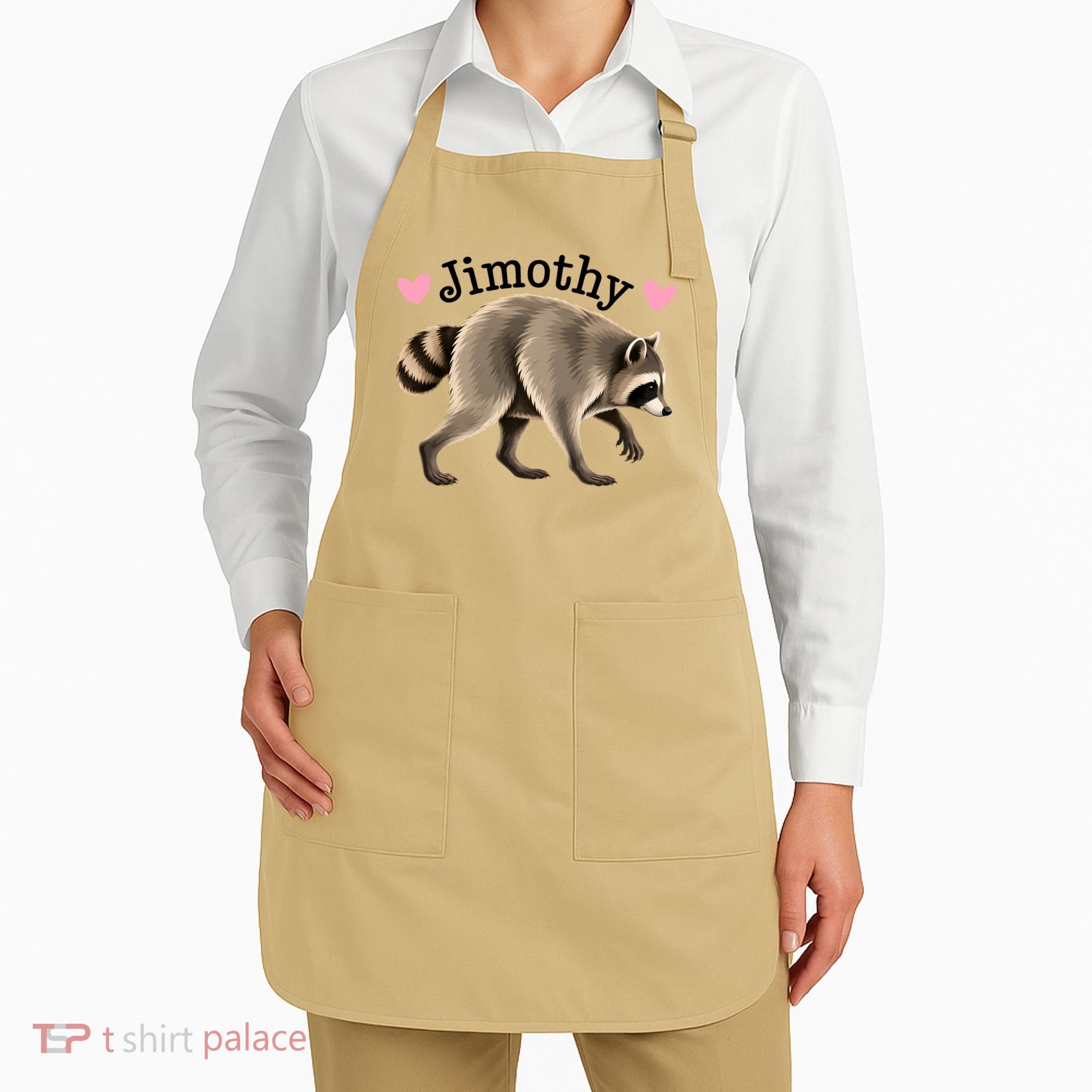 Love Jimothy The Raccoon Funny Viral Meme Apron