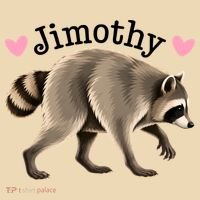 Love Jimothy The Raccoon Funny Viral Meme Apron thumb 3