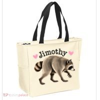 Love Jimothy The Raccoon Funny Viral Meme Tote Bag thumb 2