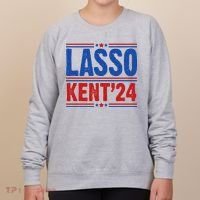 Lasso Kent 2024 Distressed Politcal Women's Sweatshirt thumb 0