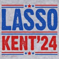 Lasso Kent 2024 Distressed Politcal Women's Sweatshirt thumb 2