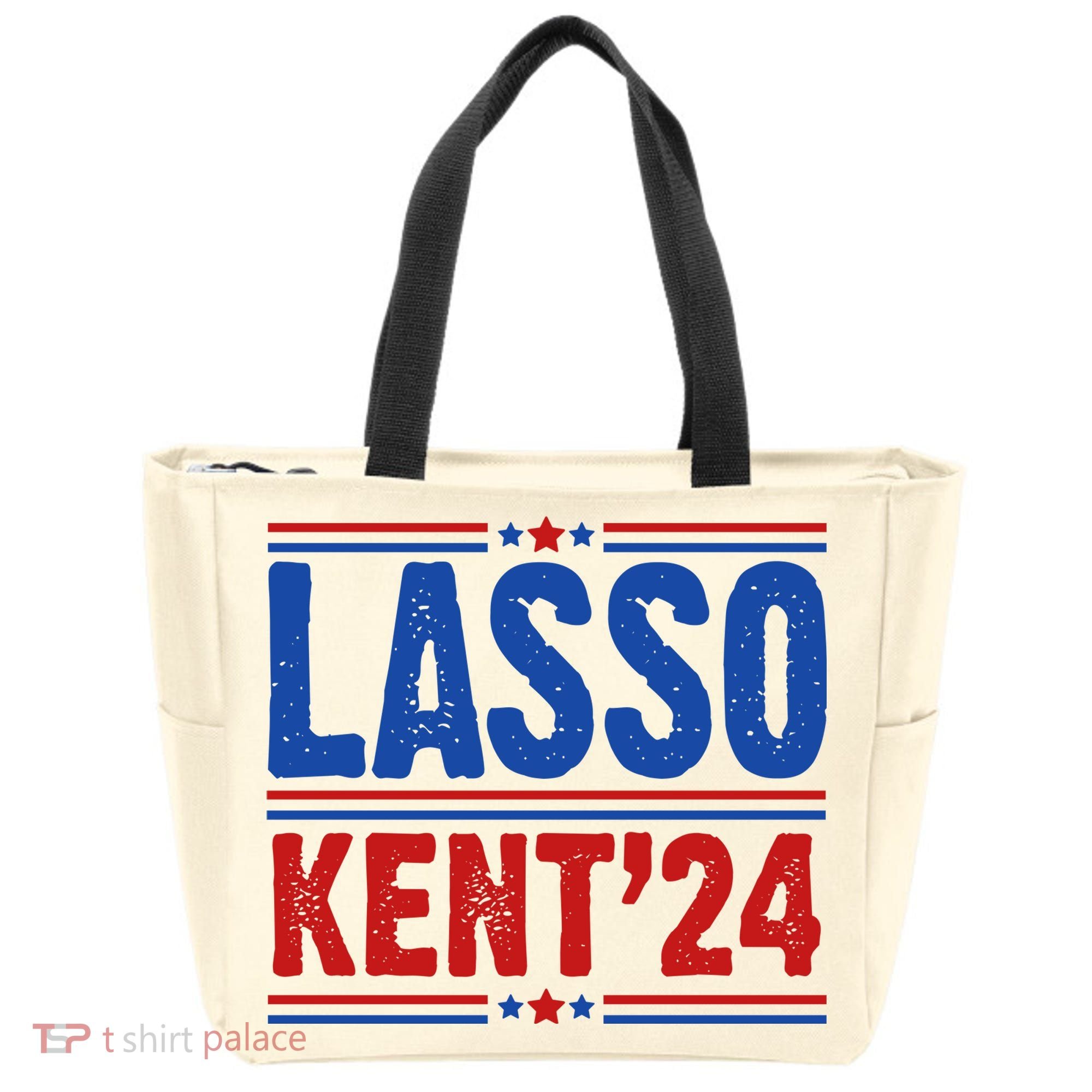 Lasso Kent 2024 Distressed Politcal Tote Bag