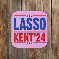 Lasso Kent 2024 Distressed Politcal Coaster thumb 0