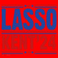 Lasso Kent 2024 Distressed Politcal Santa Hat thumb 1