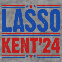 Lasso Kent 2024 Distressed Politcal Toddler Hoodie thumb 2