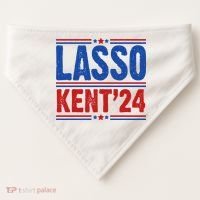 Lasso Kent 2024 Distressed Politcal USA-Made Doggie Bandana thumb 0