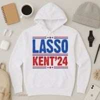 Lasso Kent 2024 Distressed Politcal Hoodie thumb 3