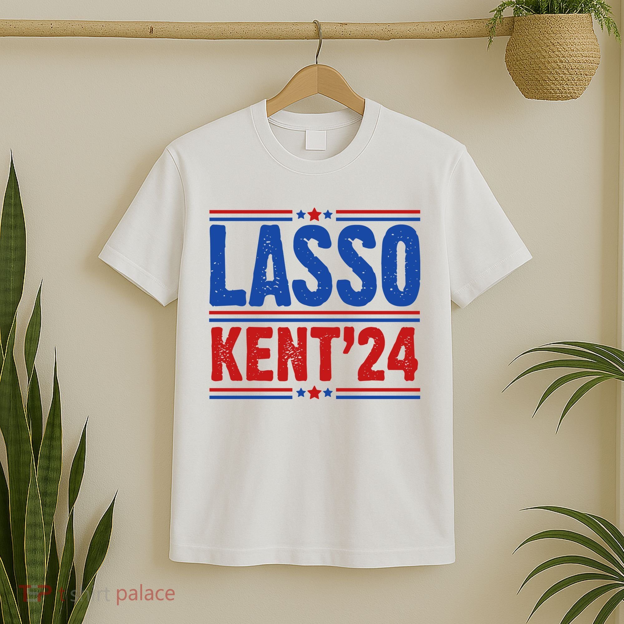 Lasso Kent 2024 Distressed Politcal T-Shirt