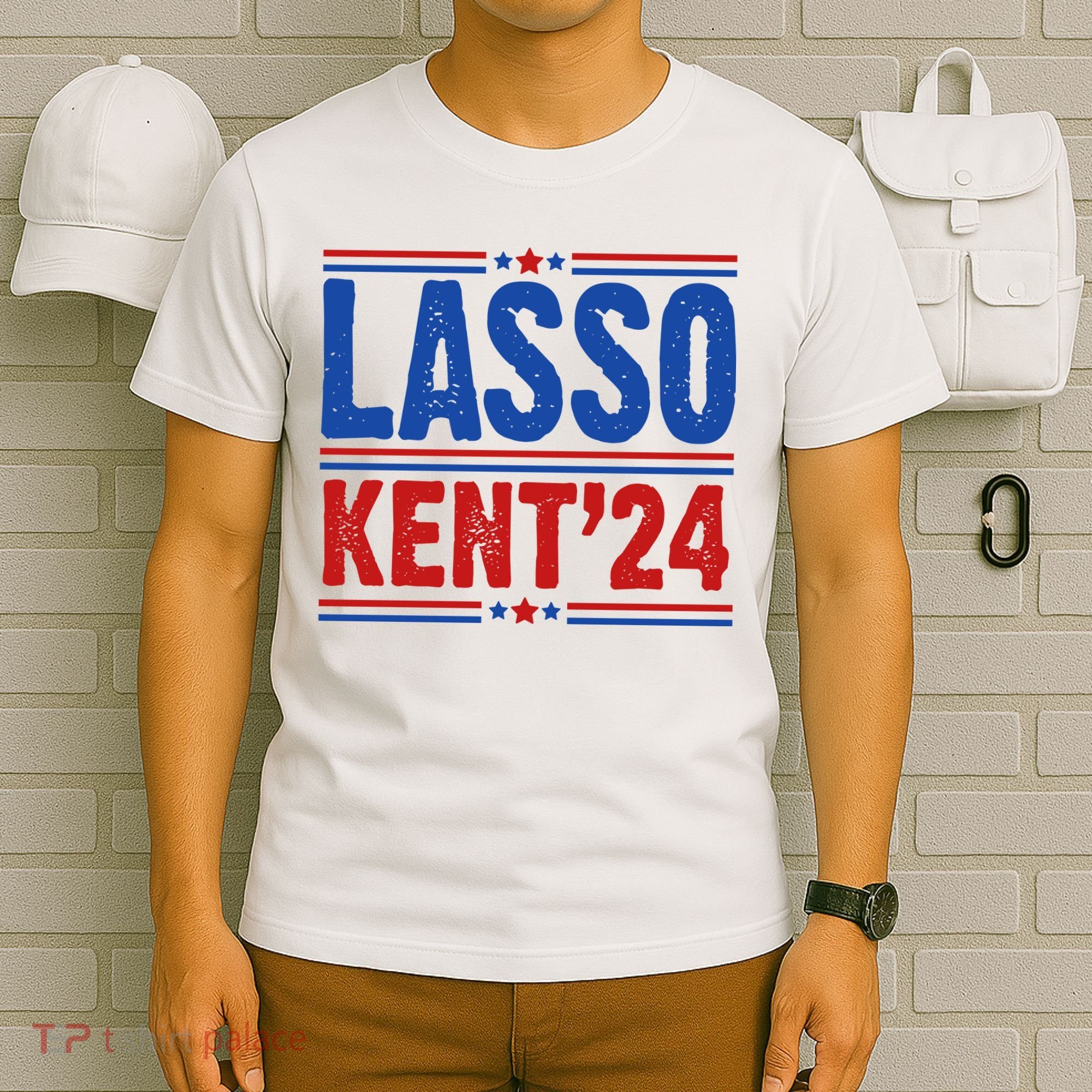 Lasso Kent 2024 Distressed Politcal T-Shirt