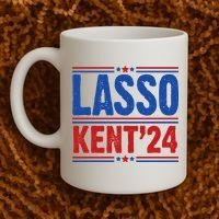 Lasso Kent 2024 Distressed Politcal Coffee Mug thumb 2