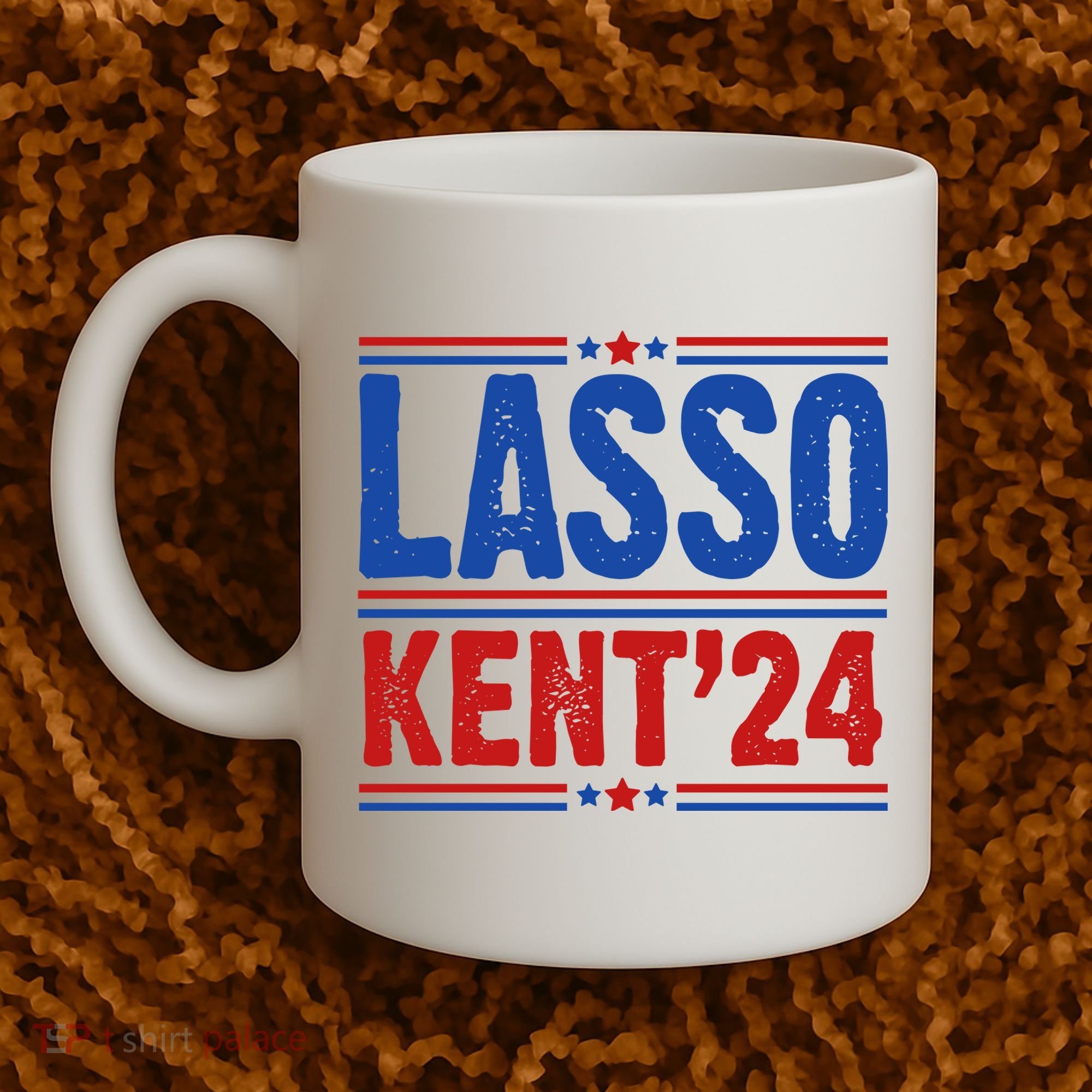 Lasso Kent 2024 Distressed Politcal Coffee Mug