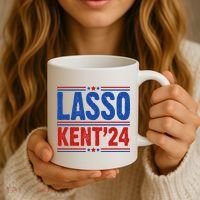 Lasso Kent 2024 Distressed Politcal Coffee Mug thumb 3