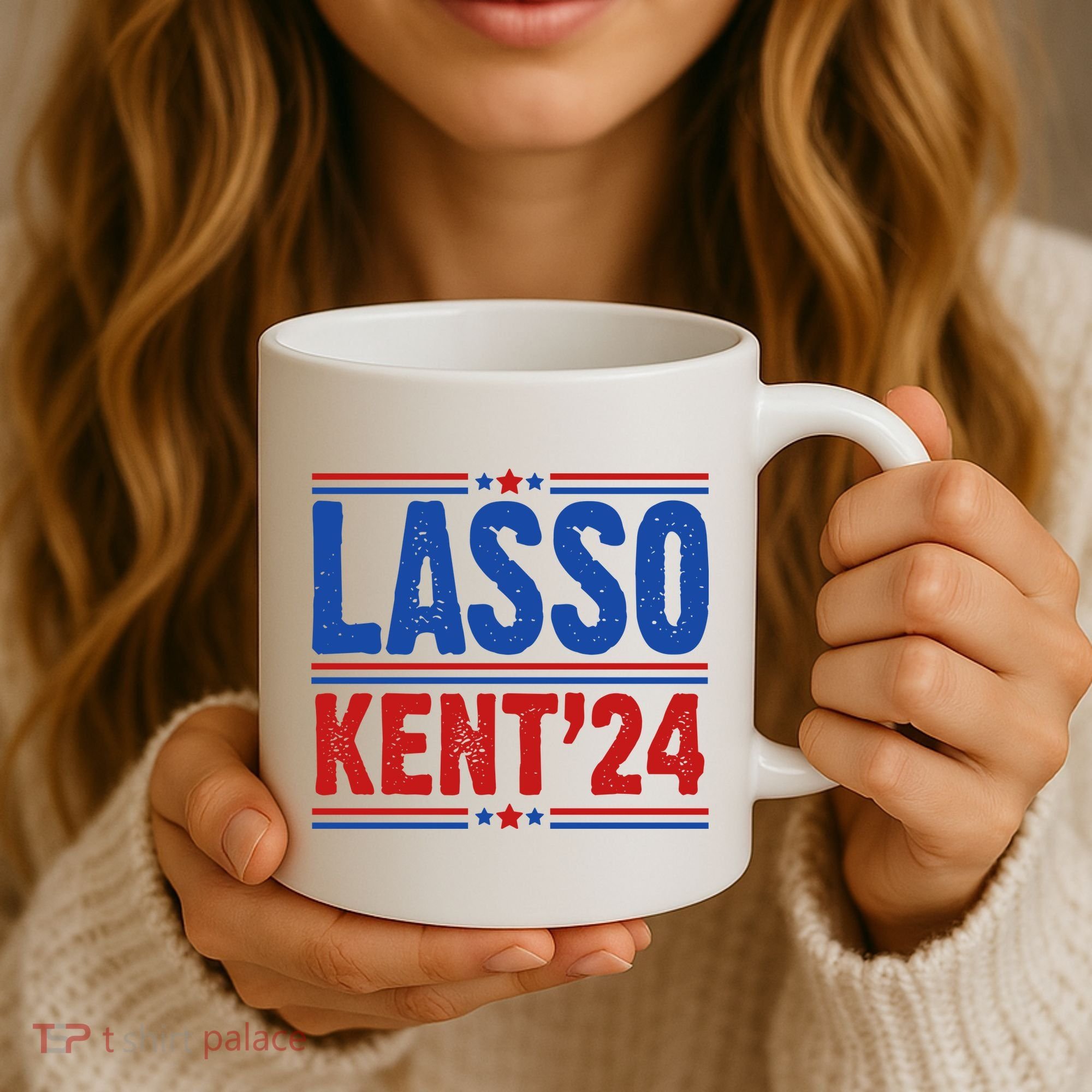 Lasso Kent 2024 Distressed Politcal Coffee Mug