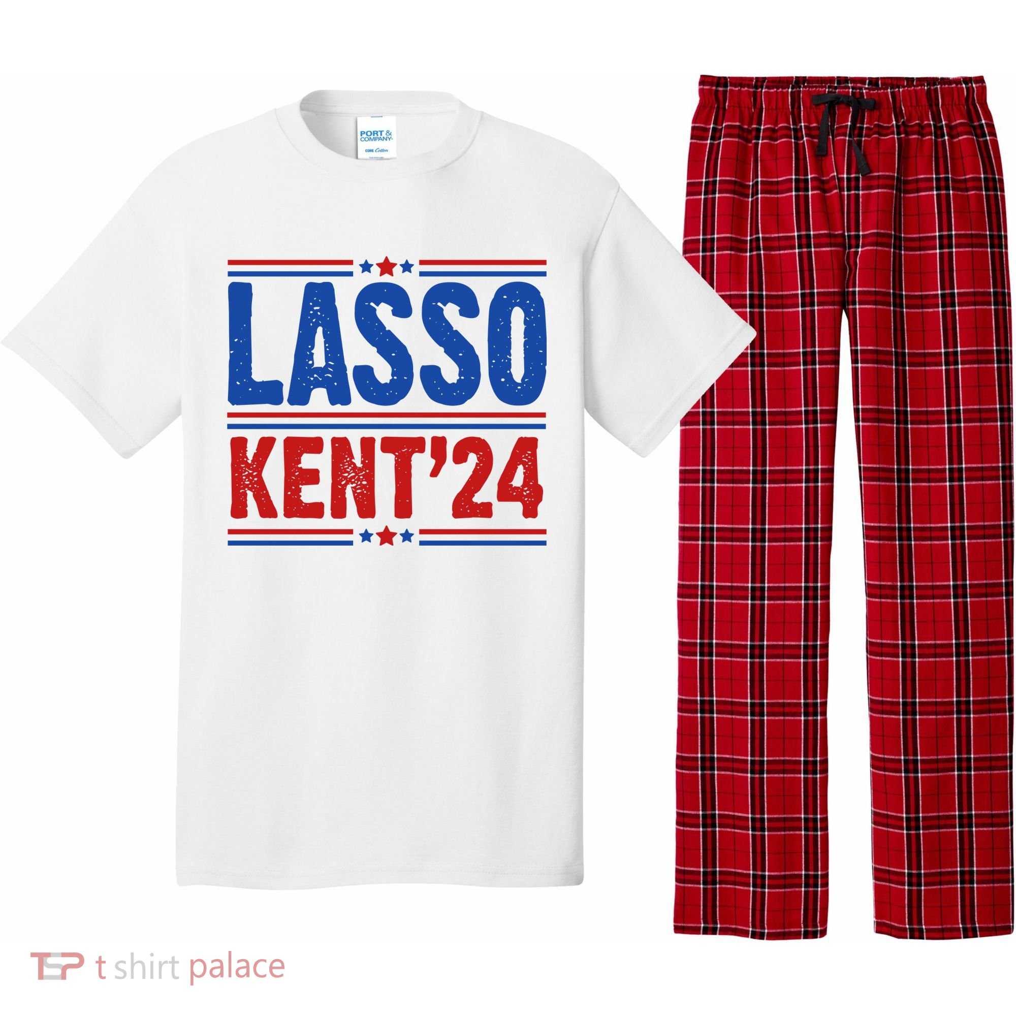 Lasso Kent 2024 Distressed Politcal Pajama Set
