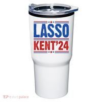 Lasso Kent 2024 Distressed Politcal Tumbler thumb 0