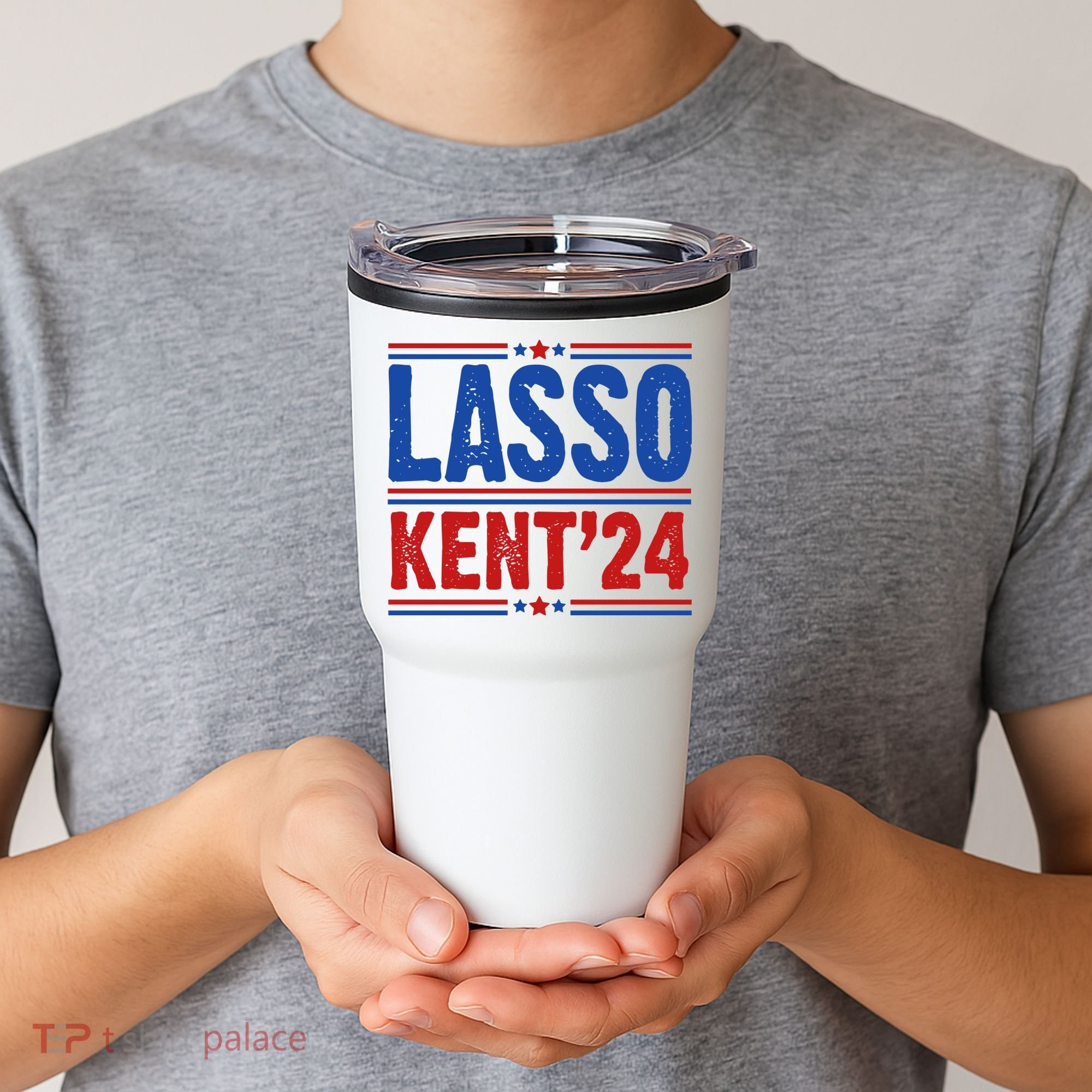 Lasso Kent 2024 Distressed Politcal Tumbler