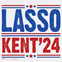 Lasso Kent 2024 Distressed Politcal Mousepad thumb 1