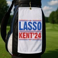 Lasso Kent 2024 Distressed Politcal Golf Towel thumb 2