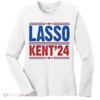 Lasso Kent 2024 Distressed Politcal Women's Long Sleeve Shirt thumb 0