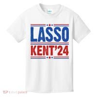 Lasso Kent 2024 Distressed Politcal Kids T-Shirt thumb 0