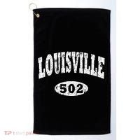 Louisville Kentucky Area Code 502 Golf Towel thumb 0